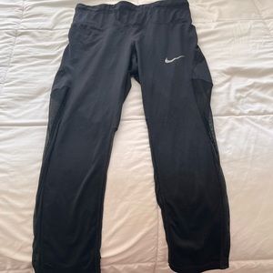 Nike mesh leggings, size small, goes right below knee
